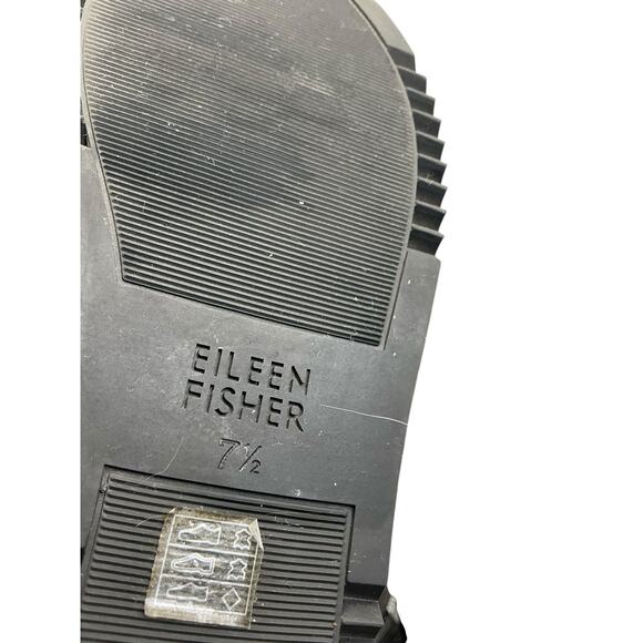 Eileen Fisher Sport Tumbled Patent Leather Sneaker Sandal Size 7.5 Women’s - Picture 9 of 10